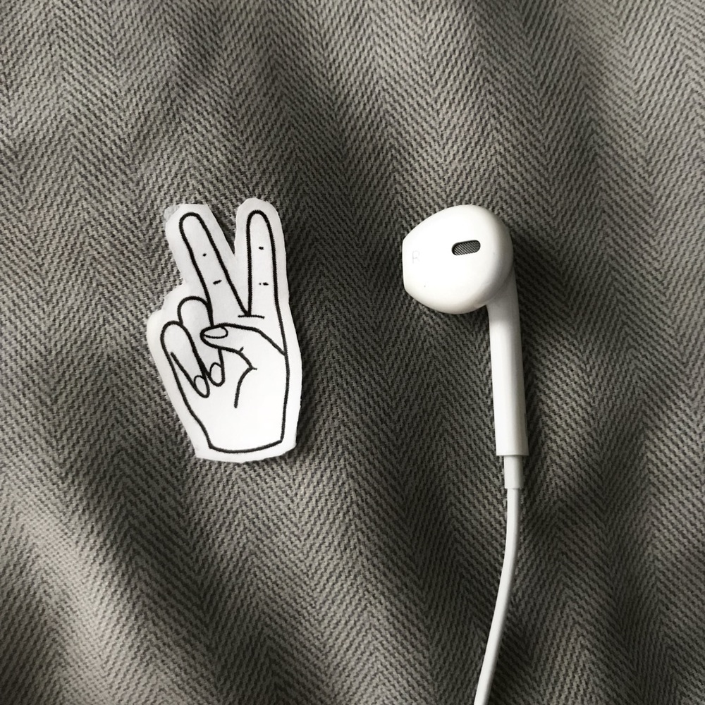 Small Custom Peace Sign Stickers